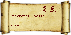Reichardt Evelin névjegykártya